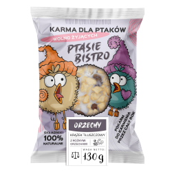 Ptasie Bistro. Krążek tłuszczowy z orzechami